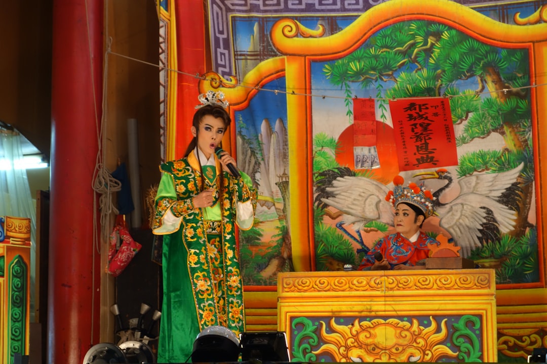 A Chinese opera artist performing at one of the June festivals Singapore stage events celebrating traditional performing arts