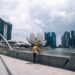 A Singapore architect reviews building plans designed to address the urban heat island effect in the Central District