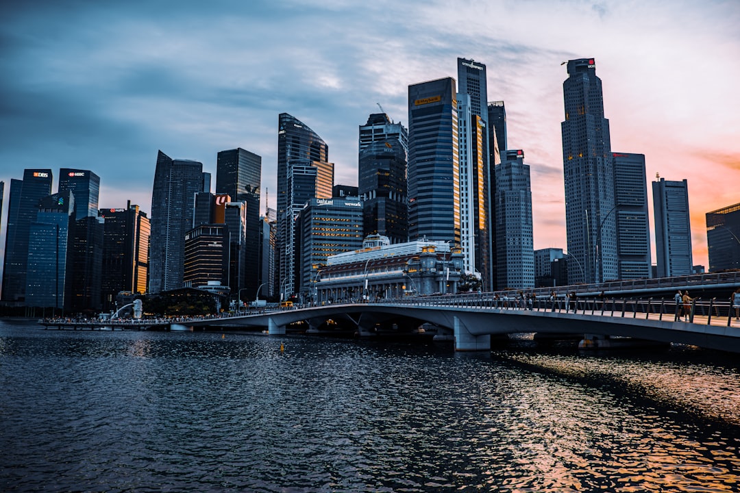 Business professionals attend a policy briefing on local businesses and Singapore economic growth strategy